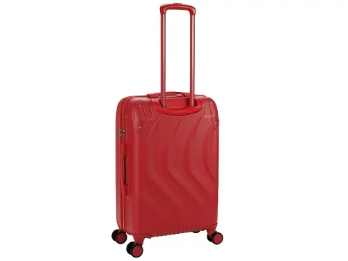 Чемодан TORBER В Отпуск, красный, ABS-пластик, 45 х 27 х 68 см, 63 л, 3,1 кг фото 10