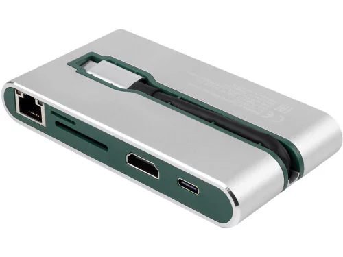 Хаб USB Rombica Type-C Hermes Green фото 3