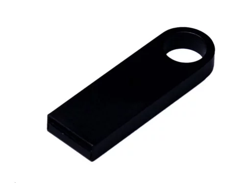 USB 2.0-флешка на 512 Мбайт с мини чипом и круглым отверстием, черный фото 3 USB 2.0-флешка на 512 Мбайт с мини чипом и круглым отверстием, черный фото 3
