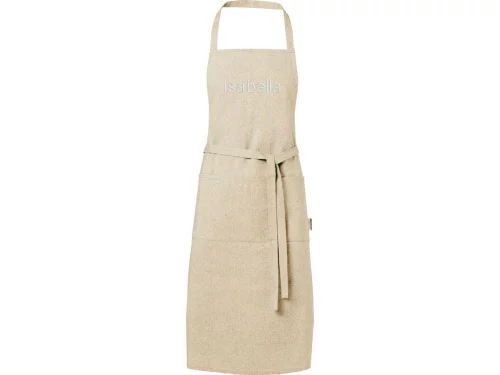 Pheebs 200 g/m2 recycled cotton apron, натуральный фото 5 Pheebs 200 g/m2 recycled cotton apron, натуральный фото 5