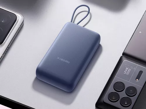 Внешний аккумулятор со встроенным кабелем Xiaomi 33W Power Bank 20000mAh (Integrated Cable) Blue GL фото 3 Внешний аккумулятор со встроенным кабелем Xiaomi 33W Power Bank 20000mAh (Integrated Cable) Blue GL фото 3