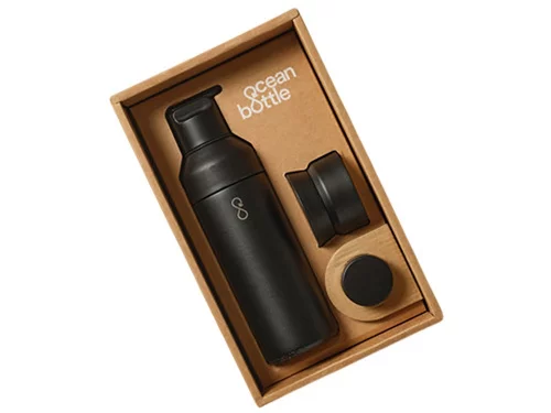 Подарочный набор Ocean Bottle 3-в-1 объемом 500 мл - Obsidian Black фото 5 Подарочный набор Ocean Bottle 3-в-1 объемом 500 мл - Obsidian Black фото 5