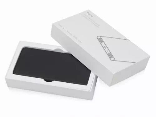 Внешний аккумулятор с подсветкой логотипа «Faros», soft-touch, 4000 mAh фото 7