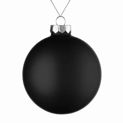 Елочный шар Finery Matt, 10 см, матовый фото 12