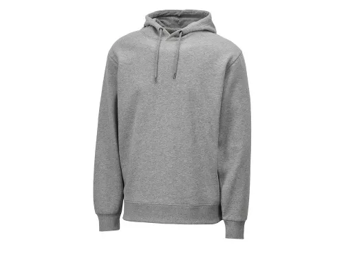 Толстовка с капюшоном оверсайз Lisbon унисекс, серый меланж фото 2
