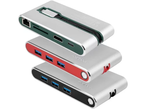 Хаб USB Rombica Type-C Hermes Green фото 4
