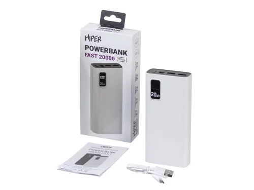 Портативный внешний аккумулятор FAST 20000 White (Р) фото 8