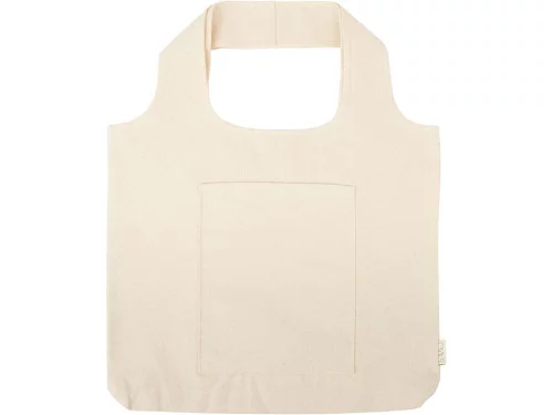 Сумка-шоппер Vest из хлопка 340 г/м2, натуральный фото 4