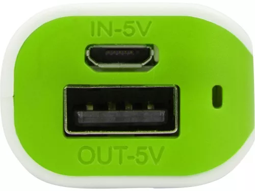 Портативное зарядное устройство (power bank) Basis, 2000 mAh, зеленое яблоко фото 3 Портативное зарядное устройство (power bank) Basis, 2000 mAh, зеленое яблоко фото 3