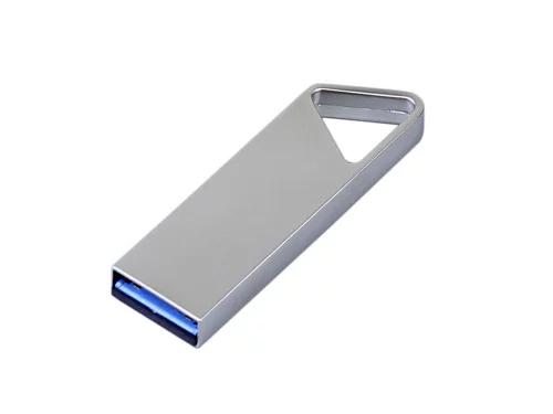 USB 2.0-флешка на 8 Гб с мини чипом, компактный дизайн, отверстие треугольной формы для цепочки фото 3