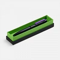 Ручка шариковая Inkolor в футляре, черная с