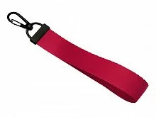 Ремувка с черным карабином Summit, 2 см, красный/черный