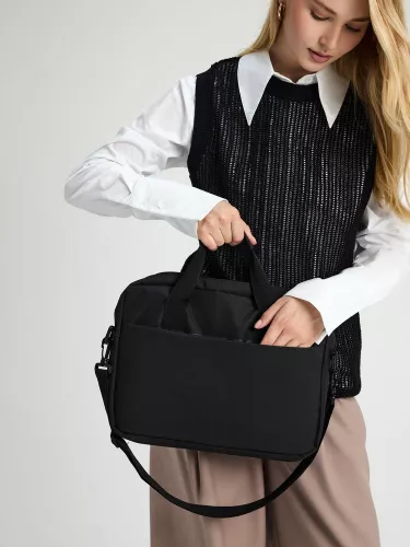 Сумка для ноутбука Delegate, черная фото 8