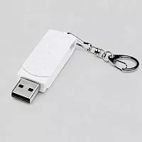 Флешка USB 2.0 Варуна на 32 ГБ, крапчатый белый