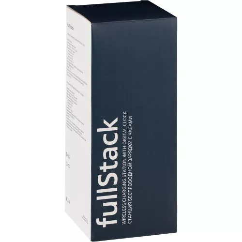 Станция беспроводной зарядки с часами fullStack, белая фото 13 Станция беспроводной зарядки с часами fullStack, белая фото 13