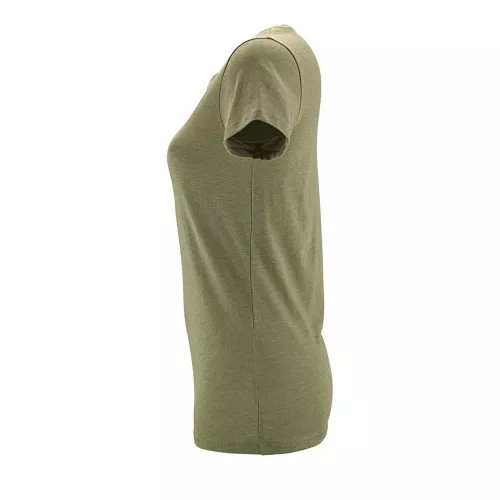 Футболка женская REGENT FIT WOMEN, меланж хаки фото 3
