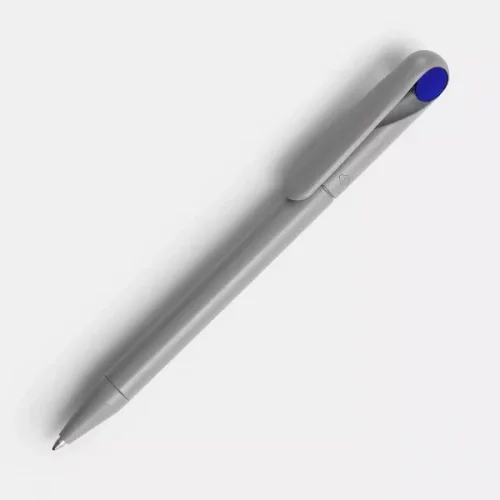 Ручка шариковая Prodir DS1 TMM Dot, серая с синим