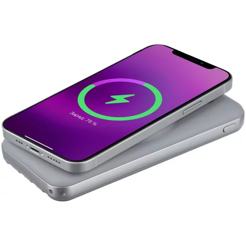 Внешний аккумулятор Omni Pro 10000 мАч, серый фото 6