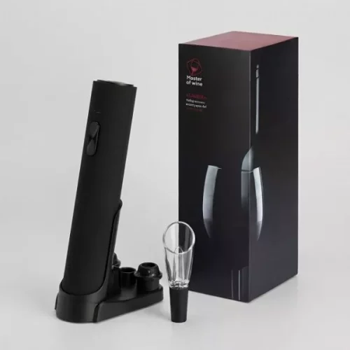 Набор винных аксессуаров 4в1 «Savoie» с покрытием soft touch