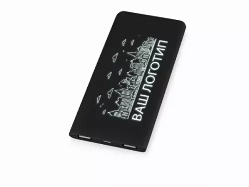 Внешний аккумулятор с подсветкой логотипа «Faros», soft-touch, 4000 mAh фото 10