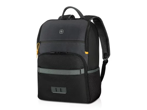 Рюкзак WENGER Move 16, чёрный, переработанный ПЭТ, 33 x 19 x 44 см, 22 л