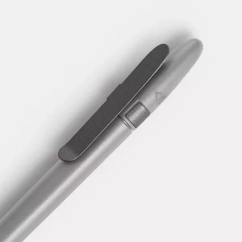 Ручка шариковая Prodir DS5 TSM Metal Clip, серая фото 5