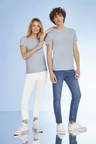 Футболка женская REGENT FIT WOMEN, меланж хаки фото 5