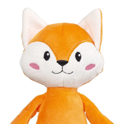 Мягкая игрушка Beastie Toys, лисенок с белым шарфом фото 2
