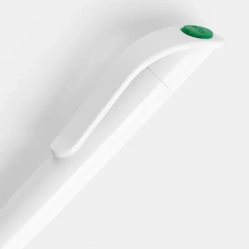 Ручка шариковая Grip, белая фото 3