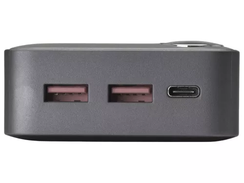Внешний аккумулятор Mild Pro c быстрой зарядкой QC/PD, 20 000 mAh, серый (Р) фото 5 Внешний аккумулятор Mild Pro c быстрой зарядкой QC/PD, 20 000 mAh, серый (Р) фото 5