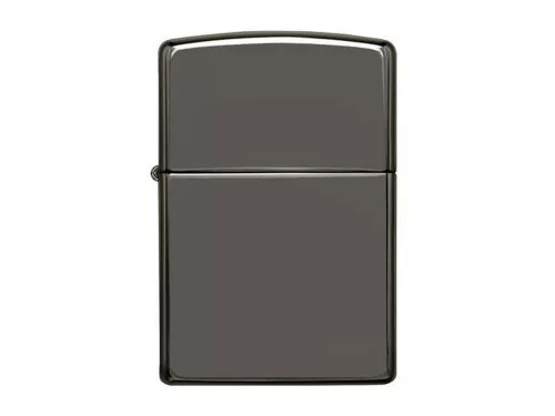 Зажигалка ZIPPO Classic с покрытием Black Ice, латунь/сталь, чёрная, глянцевая, 38x13x57 мм фото 2 Зажигалка ZIPPO Classic с покрытием Black Ice, латунь/сталь, чёрная, глянцевая, 38x13x57 мм фото 2