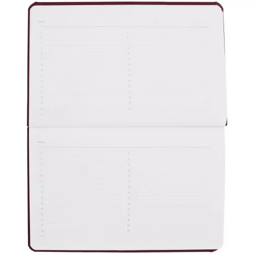 Еженедельник Urban, недатированный, бордовый фото 7
