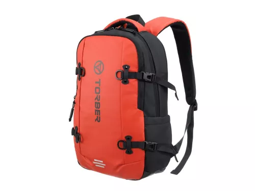 Рюкзак спортивный TORBER Xtreme 18, оранжевый/чёрный, 31 х 12 х 46 см, 17л фото 9