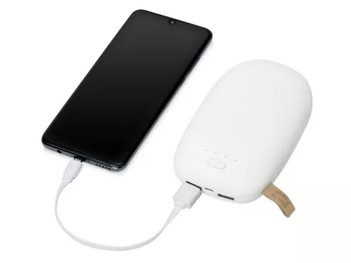 Внешний аккумулятор в форме камня Stone, 10400 mAh, белый фото 10 Внешний аккумулятор в форме камня Stone, 10400 mAh, белый фото 10