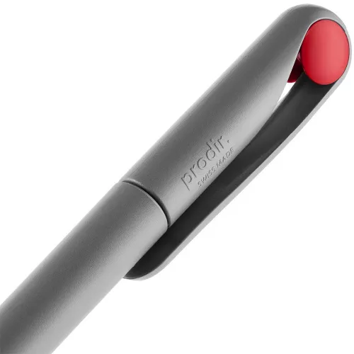 Ручка шариковая Prodir DS1 TMM Dot, серая с красным фото 6 Ручка шариковая Prodir DS1 TMM Dot, серая с красным фото 6