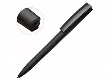 Ручка пластиковая soft-touch шариковая Zorro, черный