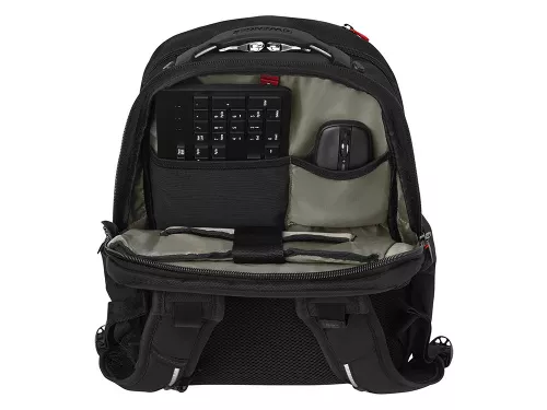 Рюкзак WENGER Cosmic 17, чёрный, переработанный ПЭТ/ПВХ/полиэстер, 34 x 23 x 49 см, 30 л фото 5