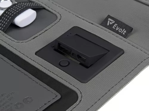 Органайзер с беспроводной зарядкой 5000 mAh Powernote, светло-серый (P) фото 5 Органайзер с беспроводной зарядкой 5000 mAh Powernote, светло-серый (P) фото 5