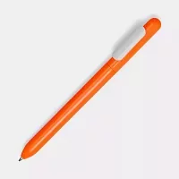 Ручка шариковая Swiper, оранжевая с белым