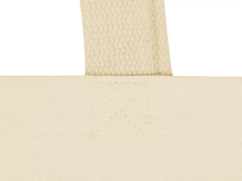 Сумка для шопинга Steady из хлопка с парусиновыми ручками, 260 г/м2, натуральный фото 5