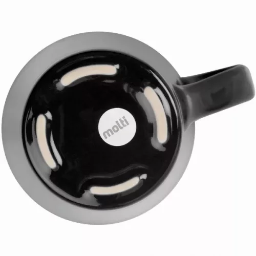 Кружка Modern Bell Classic, глянцевая, черная фото 4