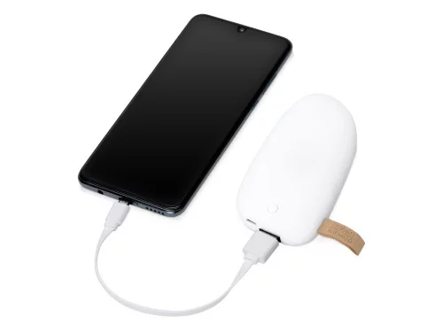 Внешний аккумулятор в форме камня Stone, 5200 mAh, белый фото 9