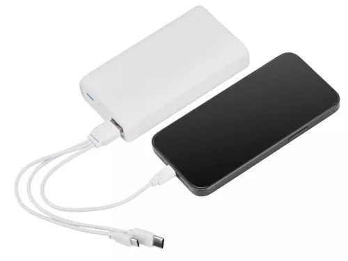 Внешний беспроводной аккумулятор 2-в-1 с функцией зарядки Apple Watch, QC/PD AtomIQ, 10000 мАч, белый фото 14 Внешний беспроводной аккумулятор 2-в-1 с функцией зарядки Apple Watch, QC/PD AtomIQ, 10000 мАч, белый фото 14