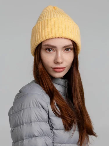 Шапка Capris, желтая фото 6