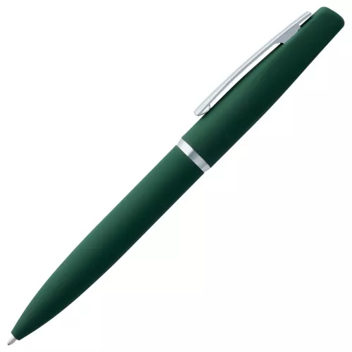 Ручка шариковая Bolt Soft Touch, зеленая фото 2