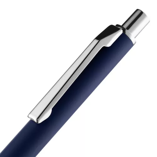 Ручка шариковая Lobby Soft Touch Chrome, синяя фото 5 Ручка шариковая Lobby Soft Touch Chrome, синяя фото 5