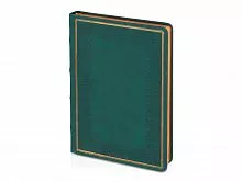 Ежедневник недатированный А5 Royal, зеленый с бронзовым срезом