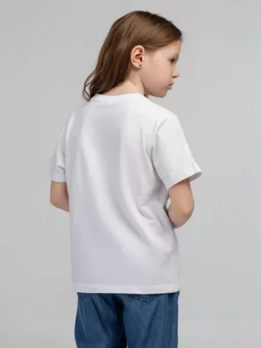 Футболка детская Regent Kids 150, белая фото 7