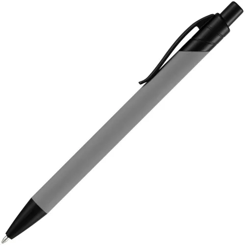 Ручка шариковая Undertone Black Soft Touch, серая фото 2