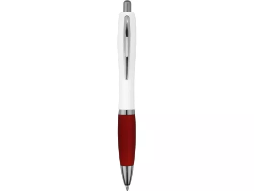 Ручка шариковая Nash, белый/красный, черные чернила фото 5